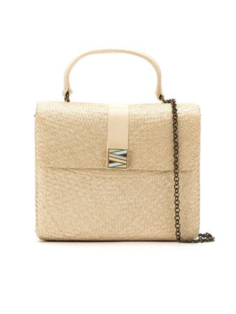 Serpui straw 'Riabun' bag $469 - Buy AW18 Online - Fast Global Delivery, Price