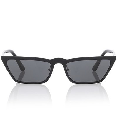 Square cat-eye sunglasses