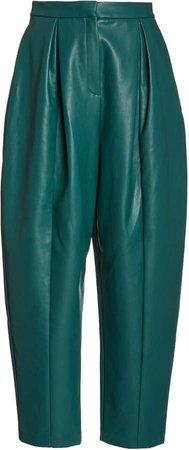 Cult Gaia Cleo High-Rise Faux Leather Pants