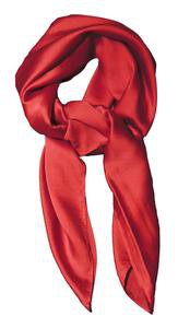 Caprilite UK Online | Plain Scarlet Red Scarf Thin and Silky for Summer and Spring