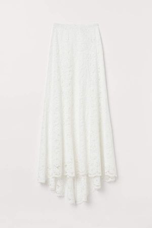 Lace Skirt - White