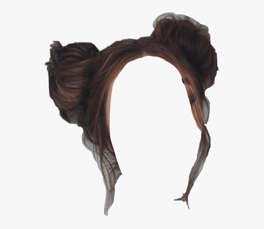 512-5126664_buns-spacebuns-hair-girlshair-brownhair-freetoedit-lace-wig.png (860×746)