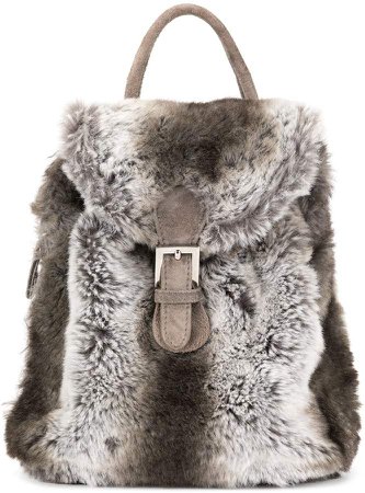 Pre-Owned faux fur backpack