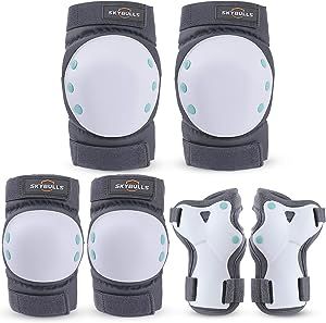 Amazon.com : TXJ Sports Elbow and Knee Pads Kids with Wrist Guards Protective Gear for Skateboard Roller Skating Biking Rollerblading Skating Inline Skates Longboarding Derby Riding Scooter : Sports & Outdoors