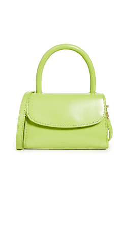 lime-green handbag