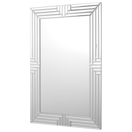 Bevelled Four Step Glass Mirror