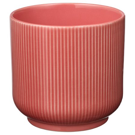 GRADVIS Plant pot, red-pink - IKEA