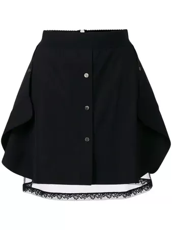Alexander Wang Layered Button Skirt - Farfetch