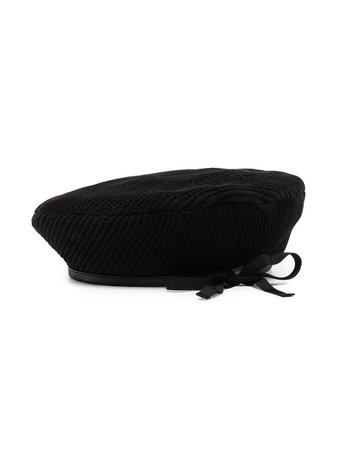Shop Gucci GG cable-knit crochet beret with Express Delivery - FARFETCH