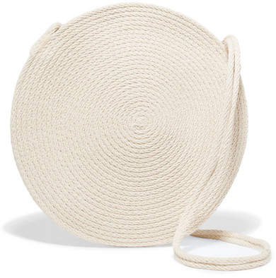 Catzorange - Circle Woven Cotton Shoulder Bag