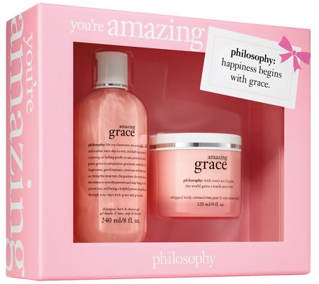 philosophy i think you're wonderful gift box - Page 1 — QVC.com