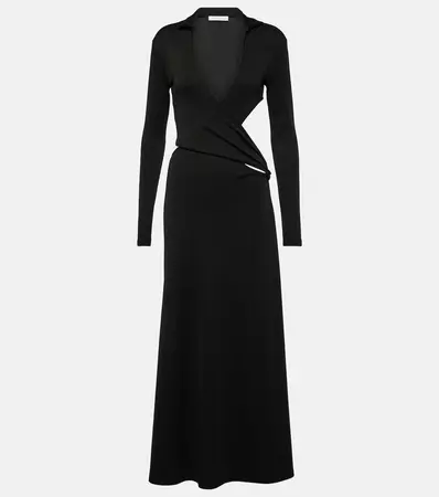 Archer Interlock Fran Maxi Dress in Black - Christopher Esber | Mytheresa