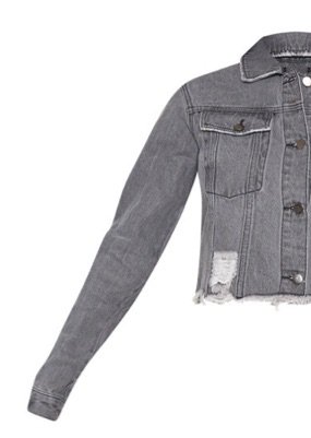 grey jean jacket