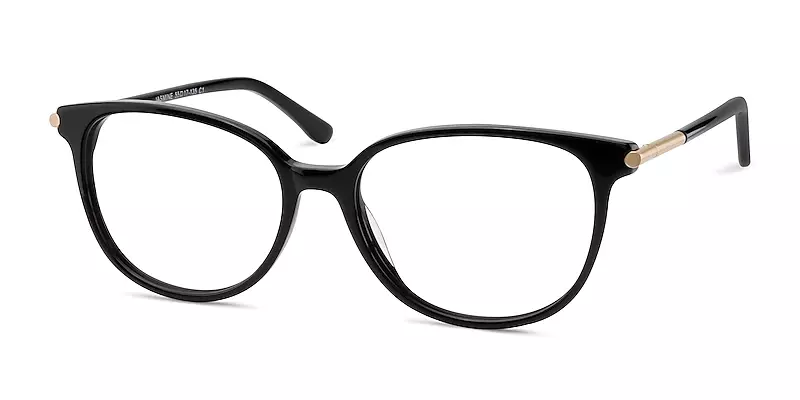 Jasmine Cat Eye Black Glasses for Women | Eyebuydirect