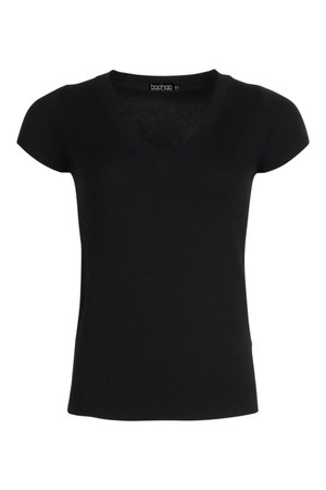V Neck Knitted Top | boohoo