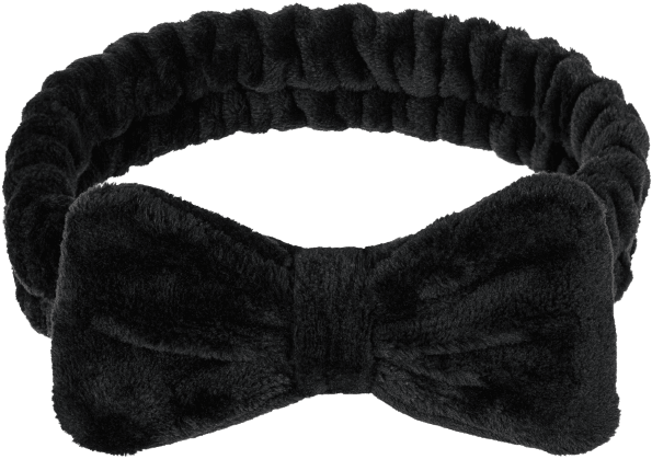 Cosmetic Hair Band, black "Wow Bow"