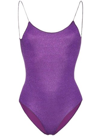 Oseree Purple Lumiere Swimsuit - Farfetch