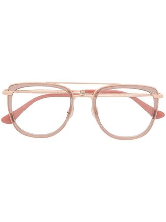 Jimmy Choo Eyewear JC219 rectangle frame glasses - FARFETCH