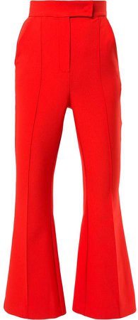 Dalood cropped flared trousers