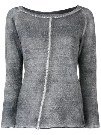 Avant Toi Distressed Linen Sweater - Farfetch