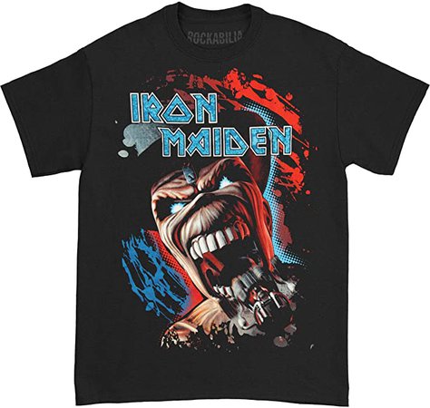 Amazon.com: Iron Maiden Men's Wildest Dream Vortex T-shirt Large Black: Clothing