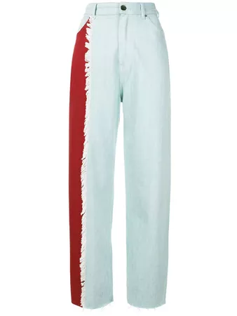 House Of Holland Contrast Mom Jeans - Farfetch