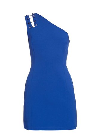 blue versace dress