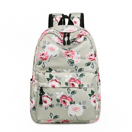 floral printed backpack