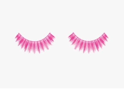 pink eyelashes