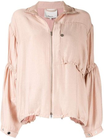 cinched sleeve anorak
