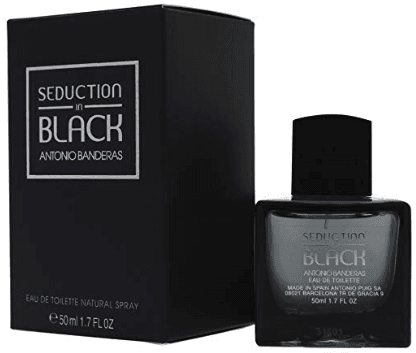 Seduction in Black by Antonio Banderas Fragrance for Men Eau de Toilette Spray 1.7 oz