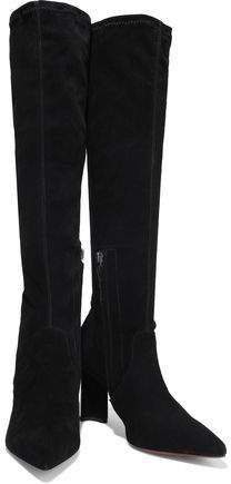 Kali Stretch-suede Knee Boots