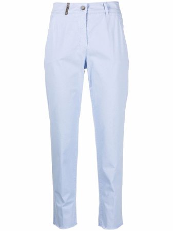 Peserico slim-fit cropped trousers