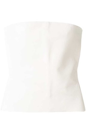YVES SAINT LAURENT VINTAGE strapless fitted top ($490)