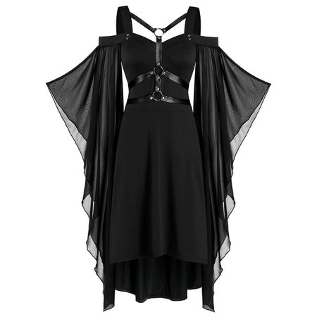 goth black dress