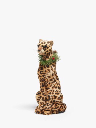 John Lewis & Partners Post Impressionism Cheetah with Wreath Figure at John Lewis & Partners