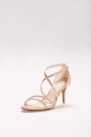 pink coral prom heels