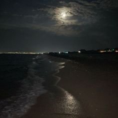 Night Time Ocean Beach Summer