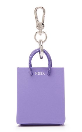 Prima Mini Leather Keychain by Medea | Moda Operandi