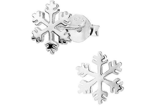 Amazon.com: Hypoallergenic Sterling Silver Snowflake Stud Earrings for Kids (Nickel Free): Clothing