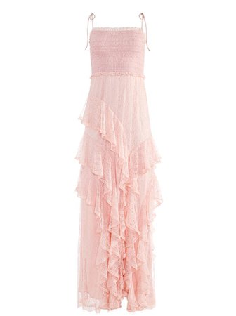 Jocelyn Lace Maxi Dress In English Rose | Alice And Olivia