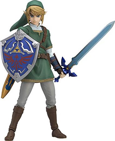Amazon.com: Good Smile The Legend of Zelda Twilight Princess Link Figma Action Figure: Toys & Games