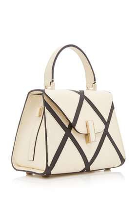 Iside Micro Two-Tone Leather Top Handle Bag By Valextra | Moda Operandi
