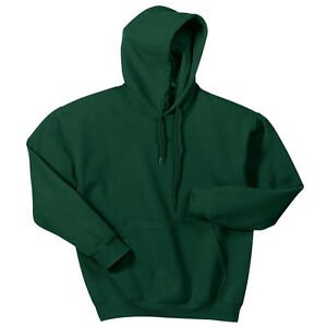 Hooded Sweatshirt Men's Adult Blank Hoodie Heavy Blend 8 oz Forest Green | eBay