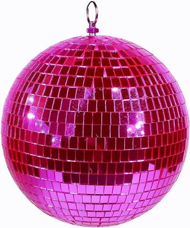pink disco ball aesthetic vibes mood