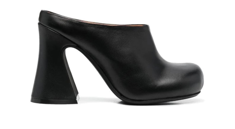 block-heel leather mules $950 | Marni