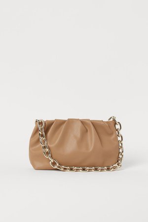 Soft shoulder bag - Dark beige - Ladies | H&M GB