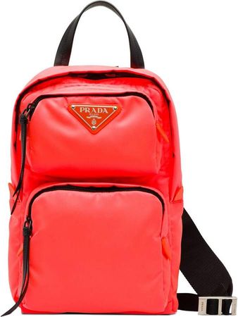 Nylon one-shoulder backpack