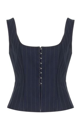 Pinstriped Corset Tank Top By Significant Other | Moda Operandi