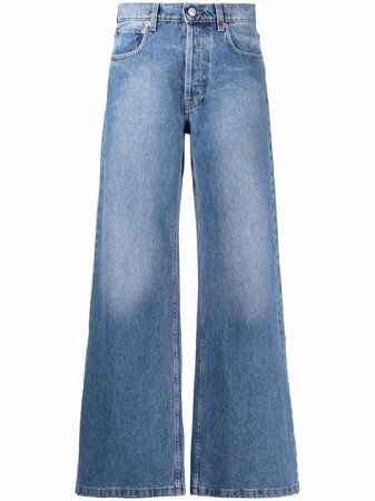 Shop Magda Butrym wide-leg jeans with Express Delivery - FARFETCH